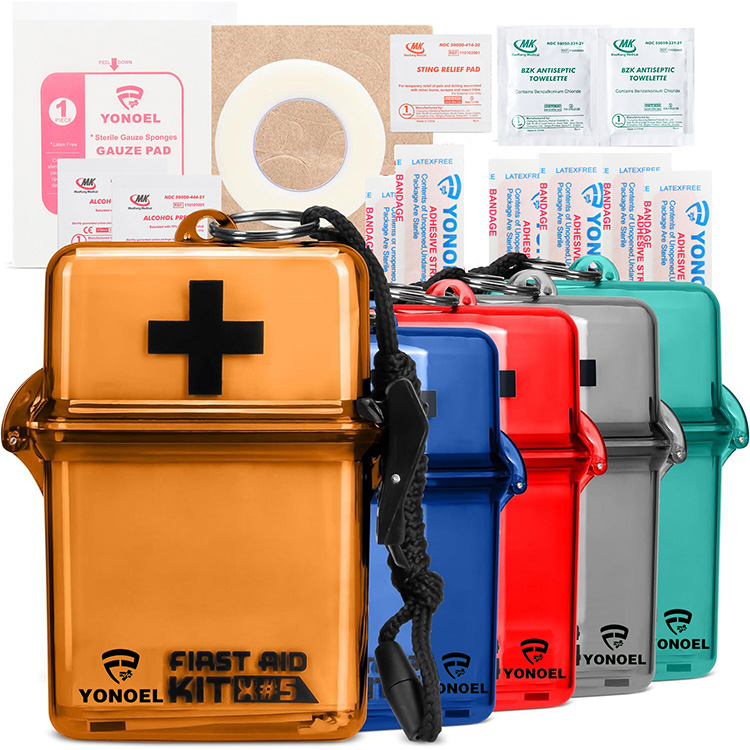 Mini Kit de survie couleur, boîte étanche Portable EVA pour la maison, les voyages, Kit d'outils de premiers secours en plein air