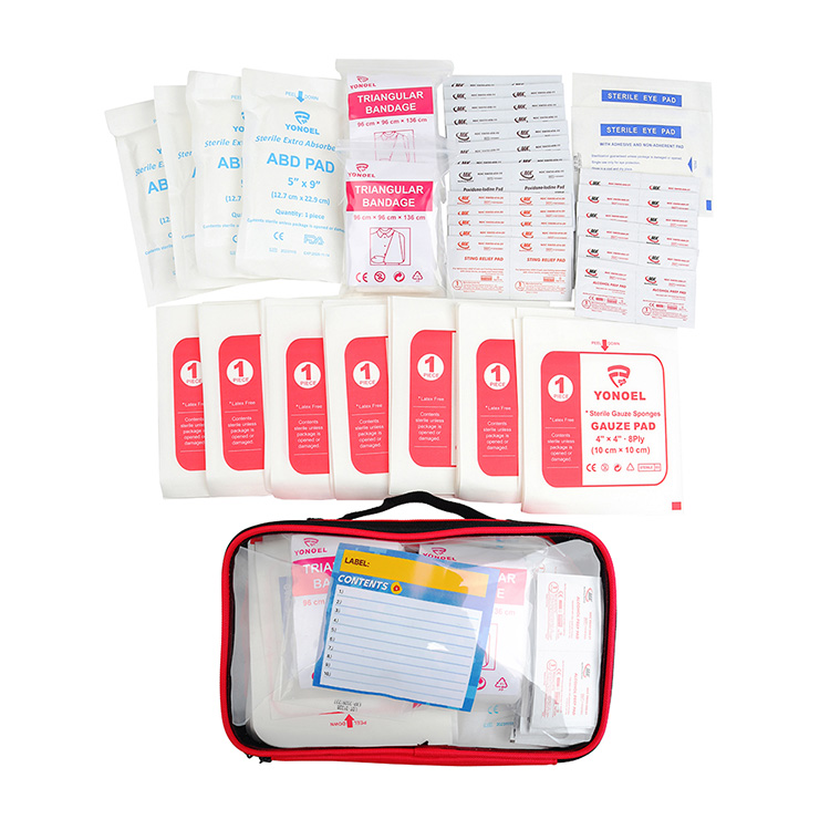 Professional Essentials EMT/EMS Trauma Pack Kit de secours d'urgence avec 4 kits de premiers secours individuels