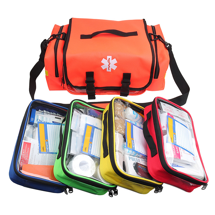 Professional Essentials EMT/EMS Trauma Pack Kit de secours d'urgence avec 4 kits de premiers secours individuels