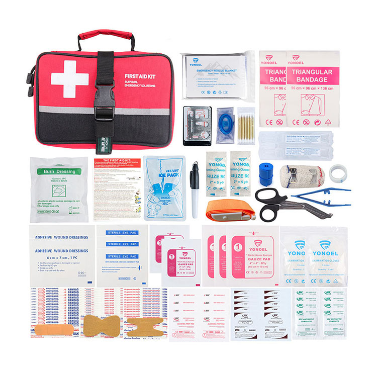 Trousse d'urgence personnalisée avec fournitures de premiers secours, trousse de premiers secours médicale