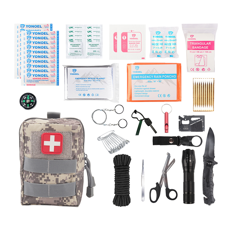 Mini trousse de premiers secours étanche et Durable pour Sport de plein air, équipement médical détachable, pochette Molle IFAK, randonnée Camping, offre spéciale
