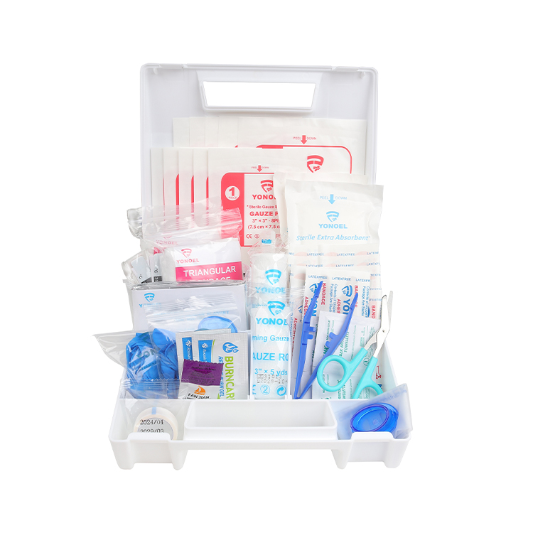 Trousse de premiers secours conforme, trousse de premiers secours polyvalente pour 25 personnes pour entreprise, chantier, maison et véhicule