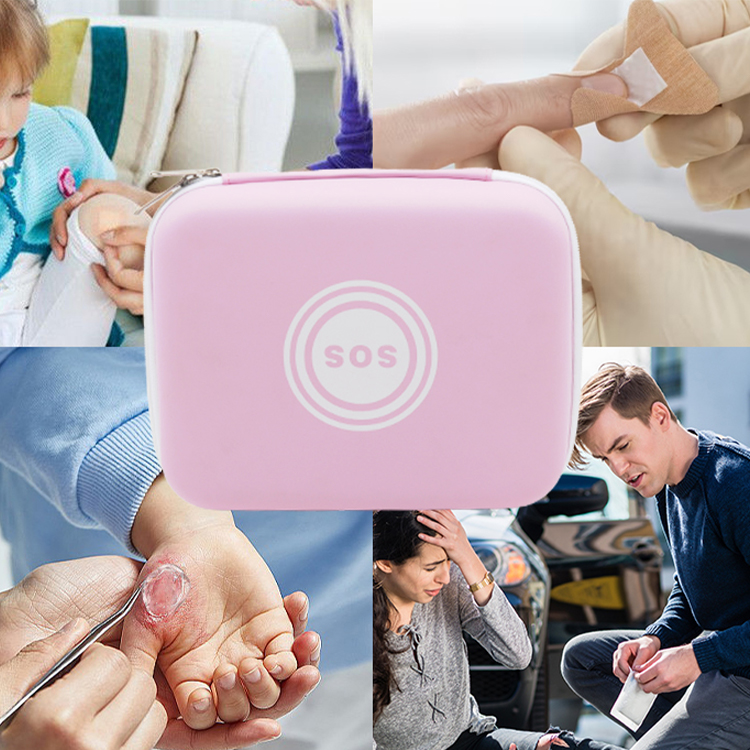 Trousse de premiers soins avec Logo personnalisé, trousse de premiers soins étanche, trousse de premiers soins médicale d'urgence pour voiture, maison, voyage, Camping