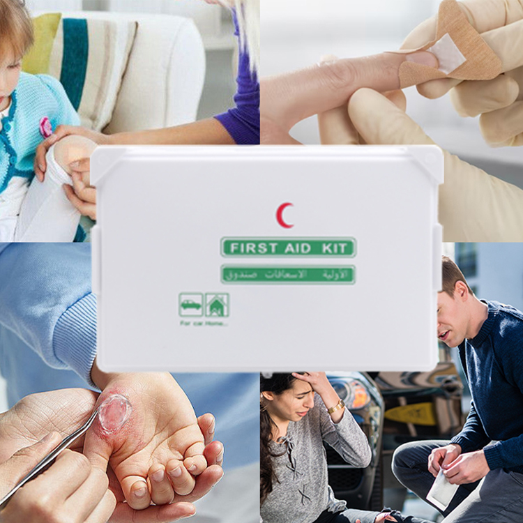Trousse de premiers soins PP, boîte de premiers soins en plastique PP, trousse de premiers soins murale pour lieu de travail, bureau, usine, offre spéciale