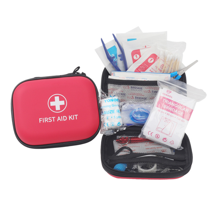Petite trousse médicale à coque rigide et durable, trousse de premiers secours étanche en EVA, fournitures pour cadeau, maison, sport, voiture, randonnée