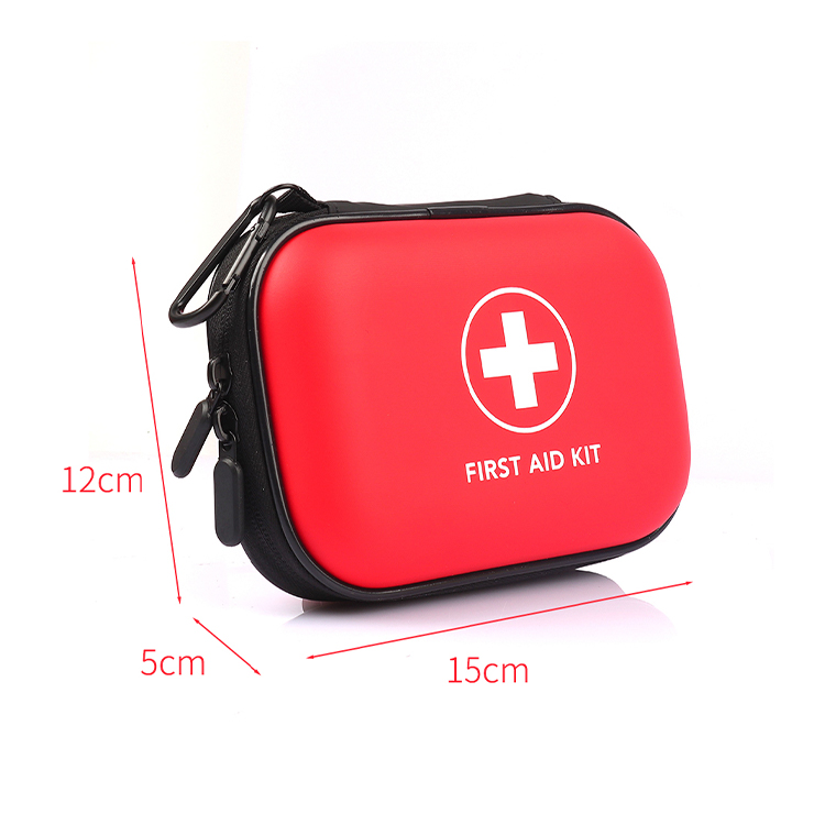 Petite trousse médicale à coque rigide et durable, trousse de premiers secours étanche en EVA, fournitures pour cadeau, maison, sport, voiture, randonnée