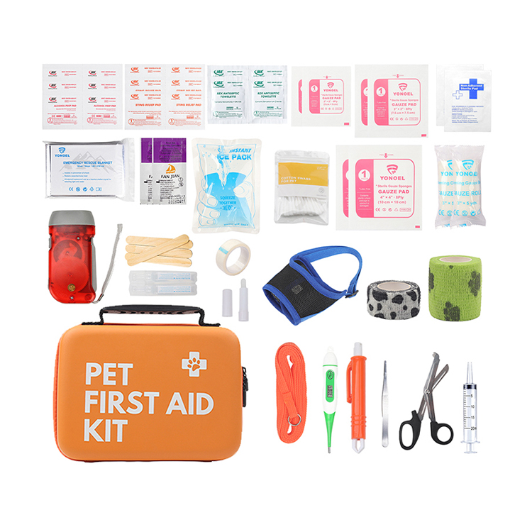 Trousse de premiers secours pour chat et chien pour voiture – Kit d