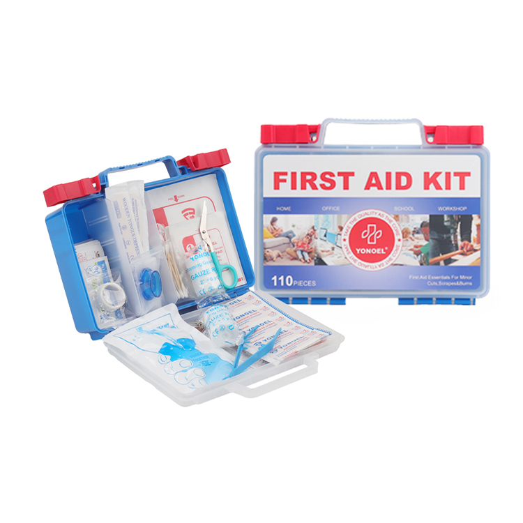 Trousse de premiers secours professionnelle de 142 pièces, boîte de premiers secours rigide, contient des fournitures médicales de qualité supérieure pour les voyages, la maison, le véhicule, le camping