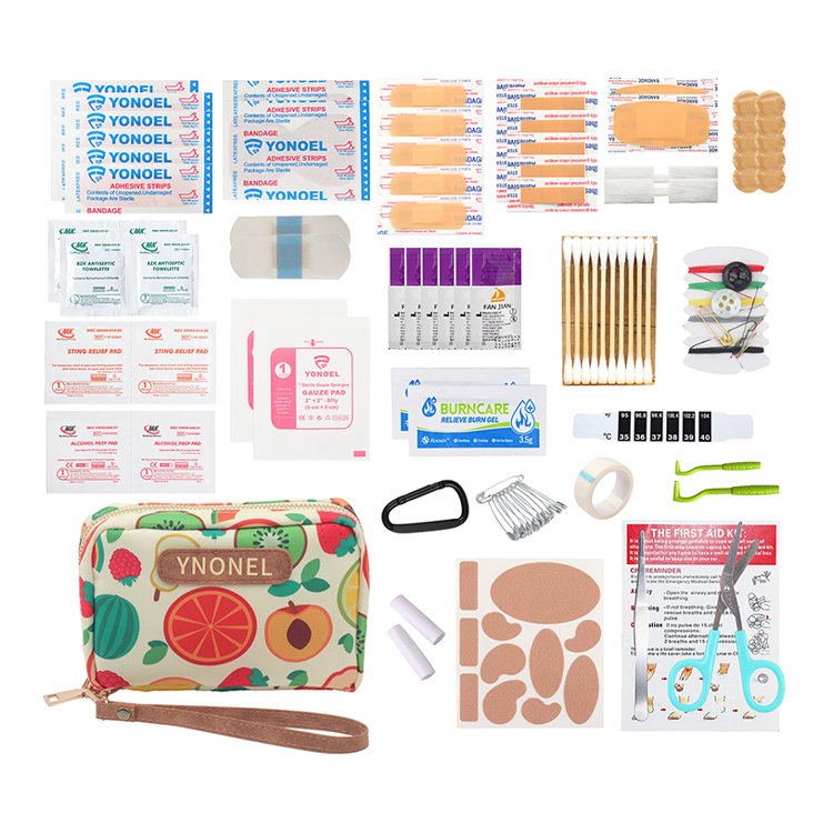 Grande trousse de premiers secours à domicile pour enfants pour voiture, maison, bateau avec bandages sans latex