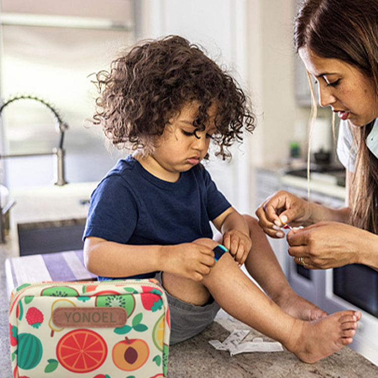 Grande trousse de premiers secours à domicile pour enfants pour voiture, maison, bateau avec bandages sans latex