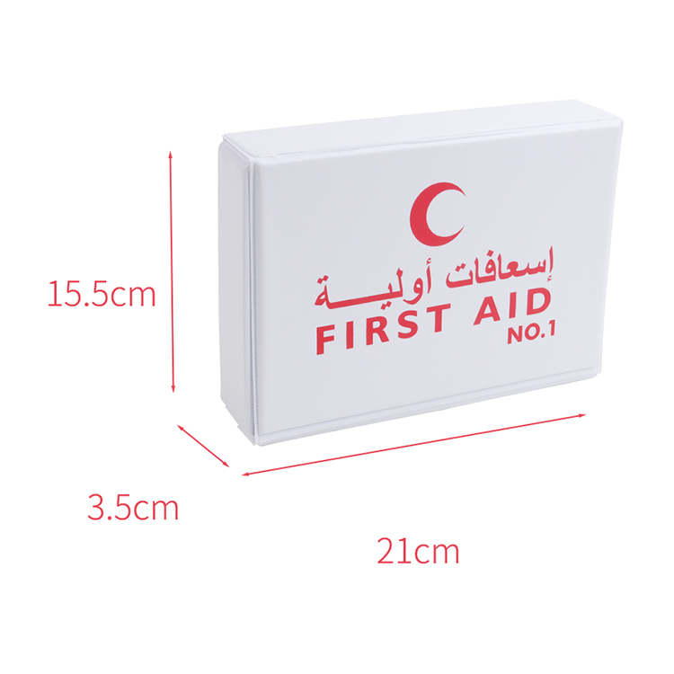 Coffret de premiers secours Portable en cuir, 26 pièces, Kit d