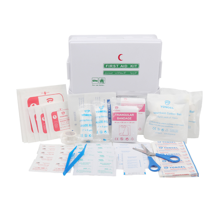 Vente chaude Mini trousse de premiers soins de survie boîte de premiers soins en plastique mural lieu de travail bureau usine trousse de premiers soins