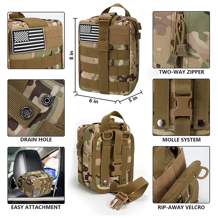 Trousse de premiers secours militaire de combat et trousse de premiers secours civile : principales différences